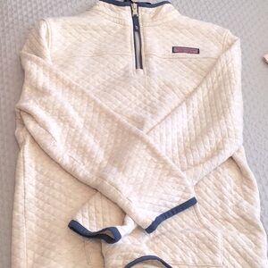 Kids Vineyard Vines Cream Pull-over